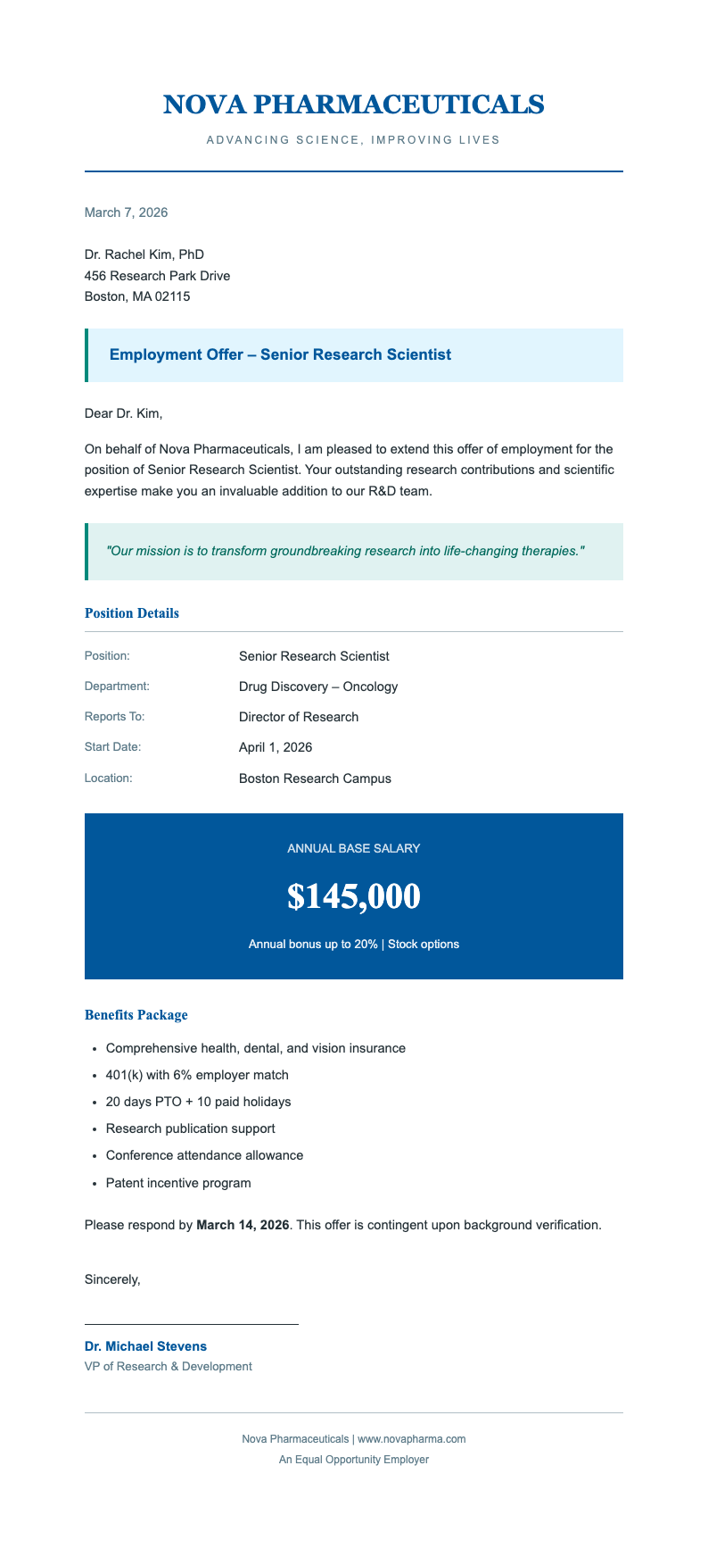 Pharmaceutical scientific